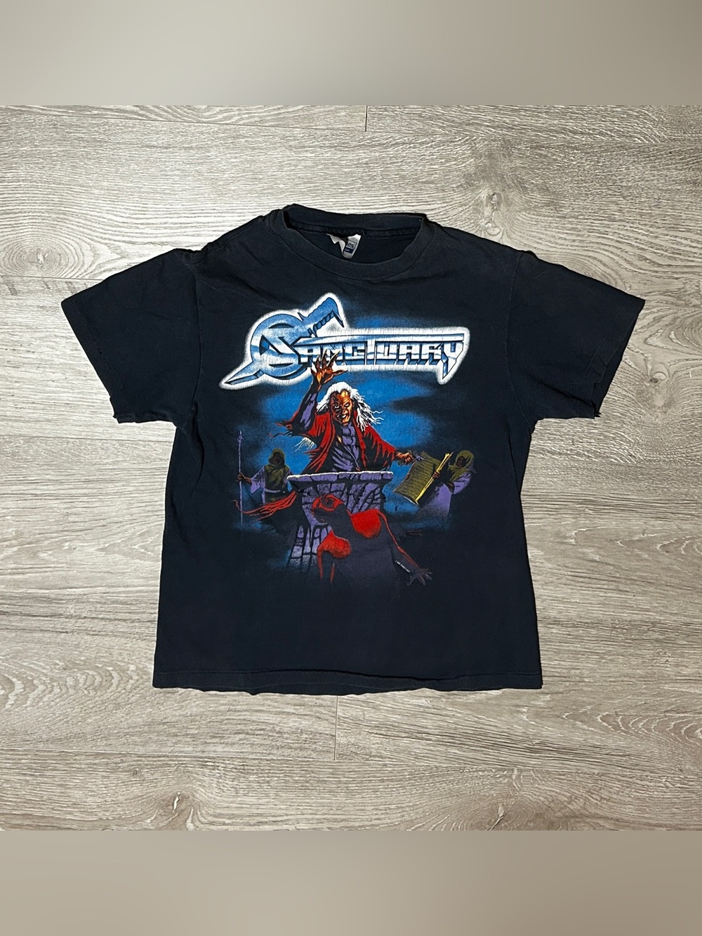 1988 Sanctuary Refuge Denied Vintage Graphic Band T-Shirt